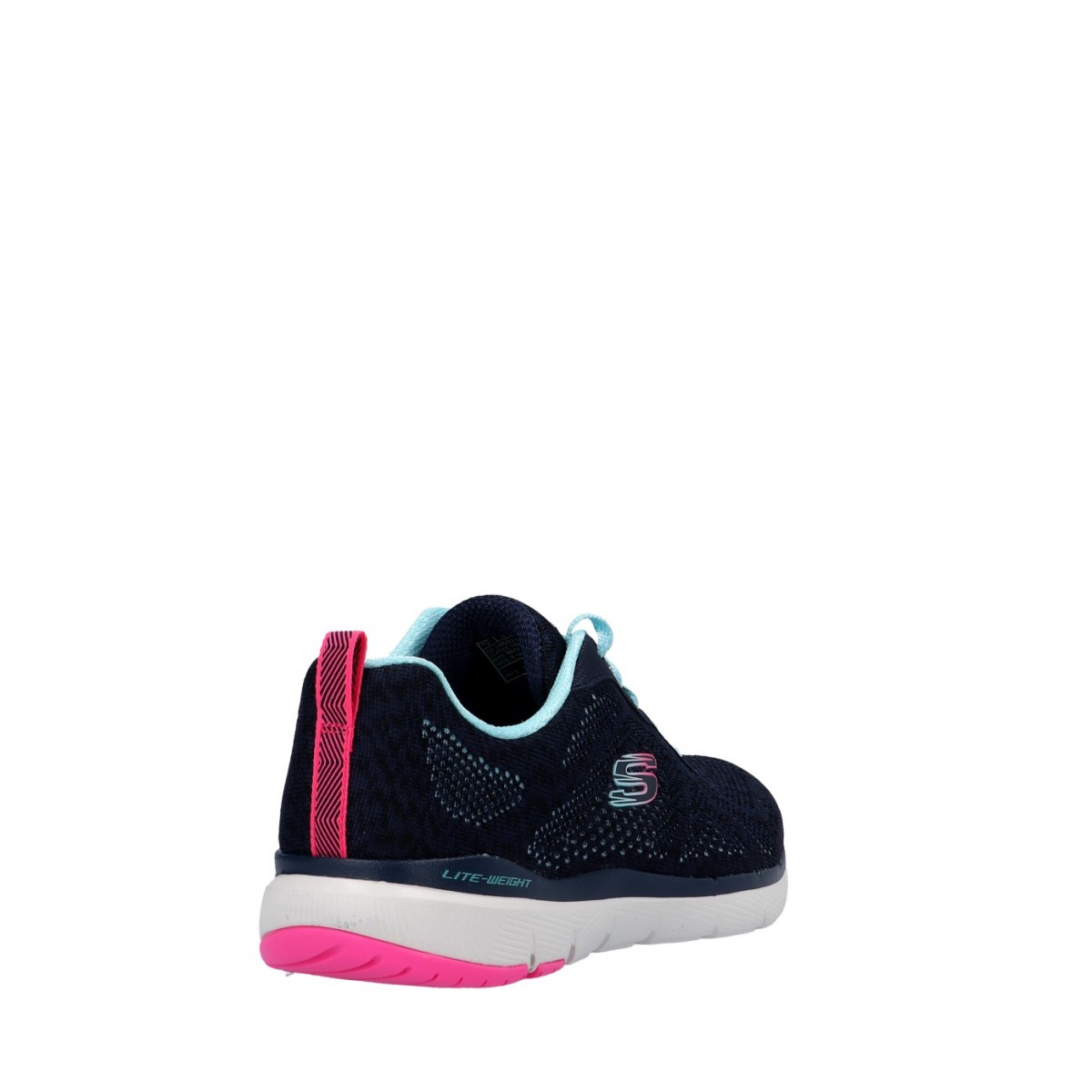 Skechers Sneaker Bianco/celeste Gomma 149293