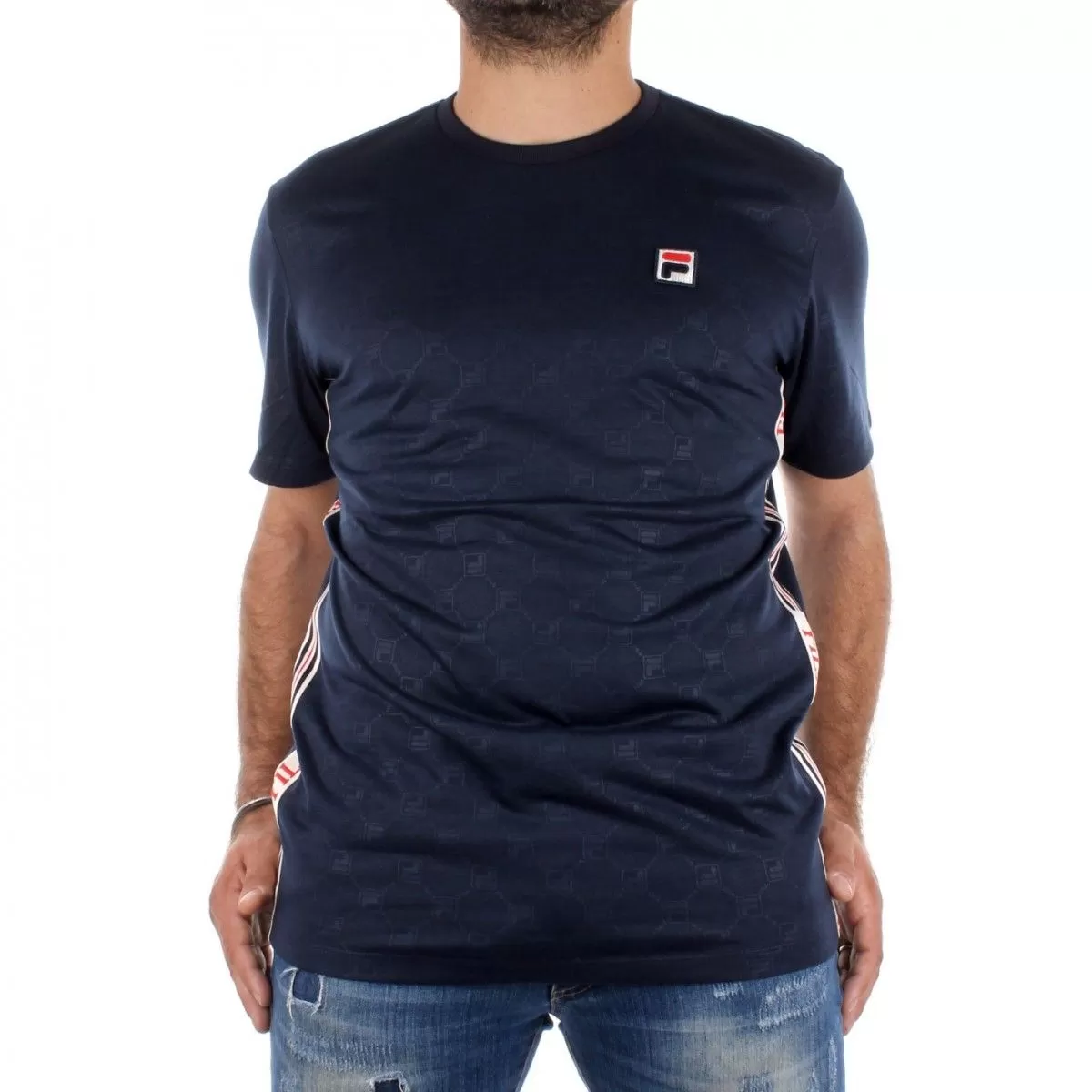Fila T-shirt Blu Nariman 687302