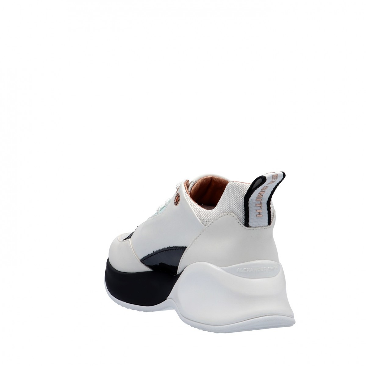 Alexander smith Sneaker Bianco/nero Gomma SC82296