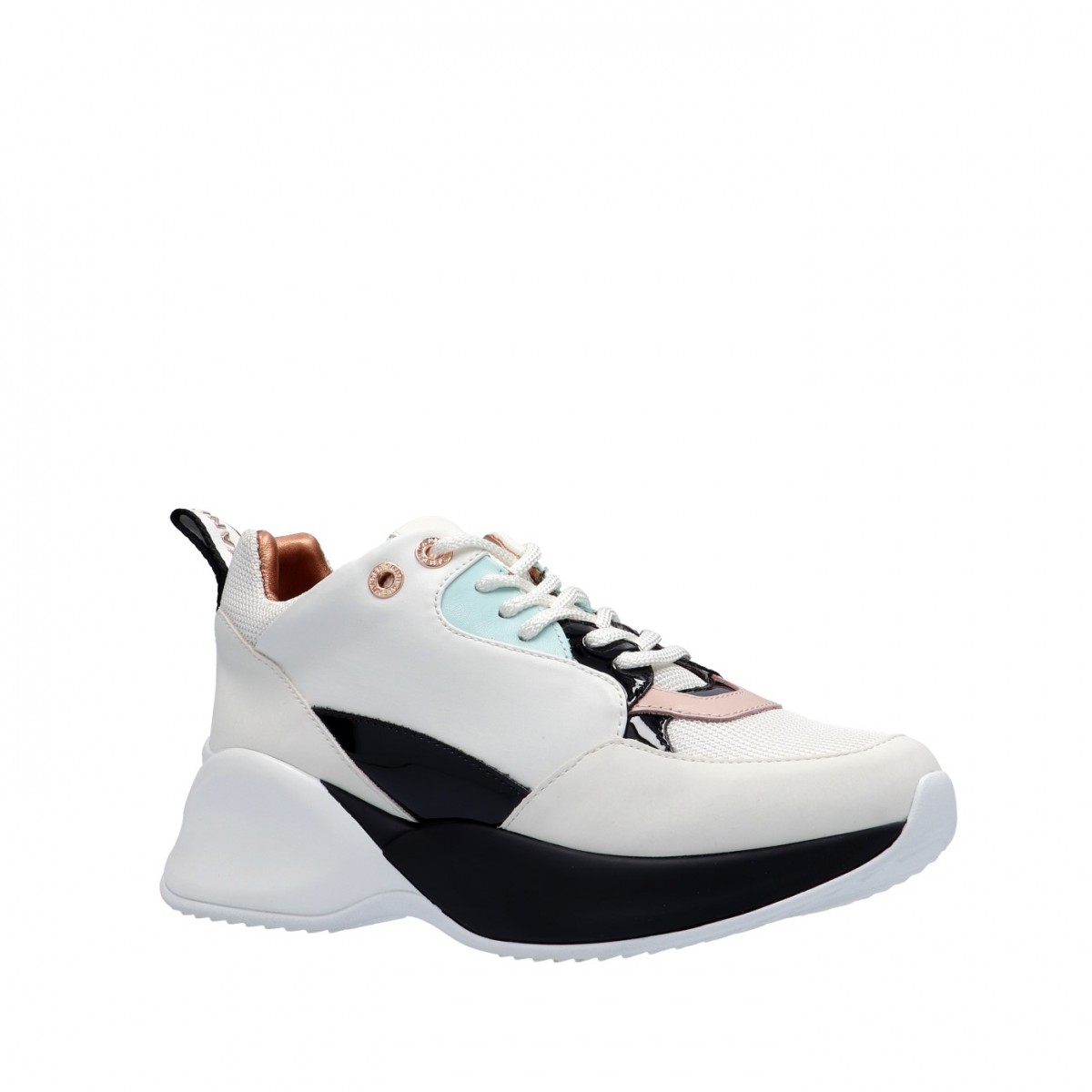 Alexander smith Sneaker Bianco/nero Gomma SC82296