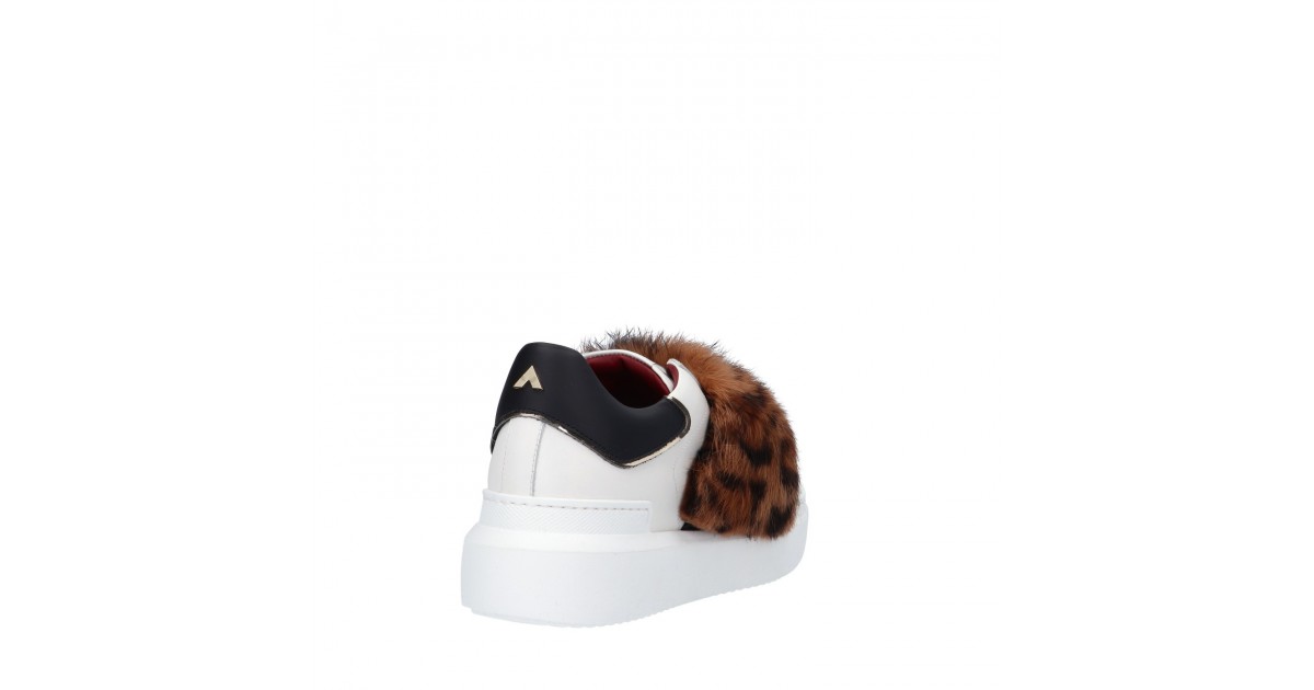 Ed parrish Sneaker Bianco/animalier Gomma CKLD-FA42