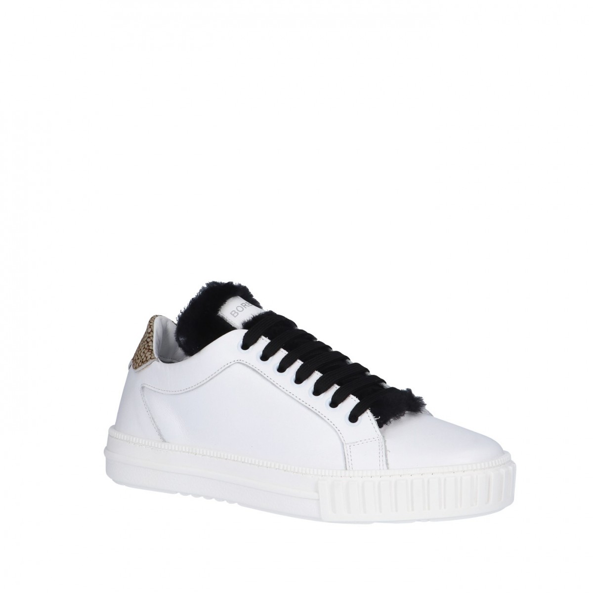 Borbonese Sneaker Bianco/nero Gomma 6DV905AE9