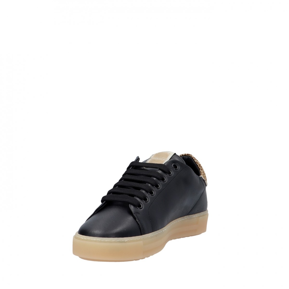 Borbonese Sneaker Nero/naturale Gomma 6DV902T44