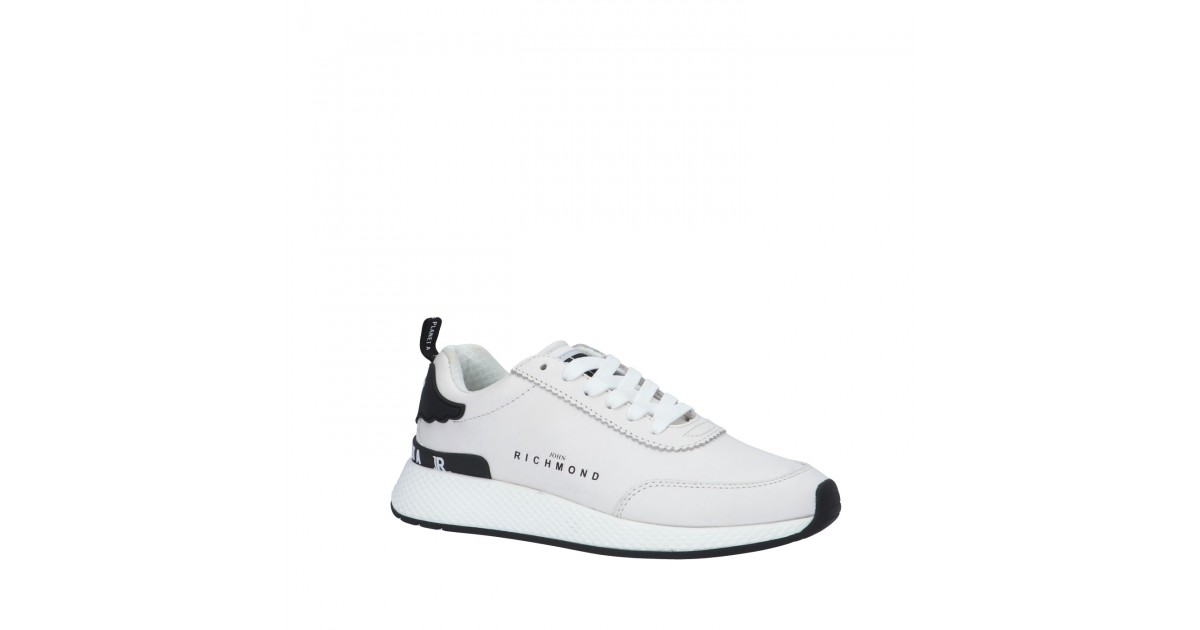 John richmond Sneaker Bianco/nero Gomma 12300/CP
