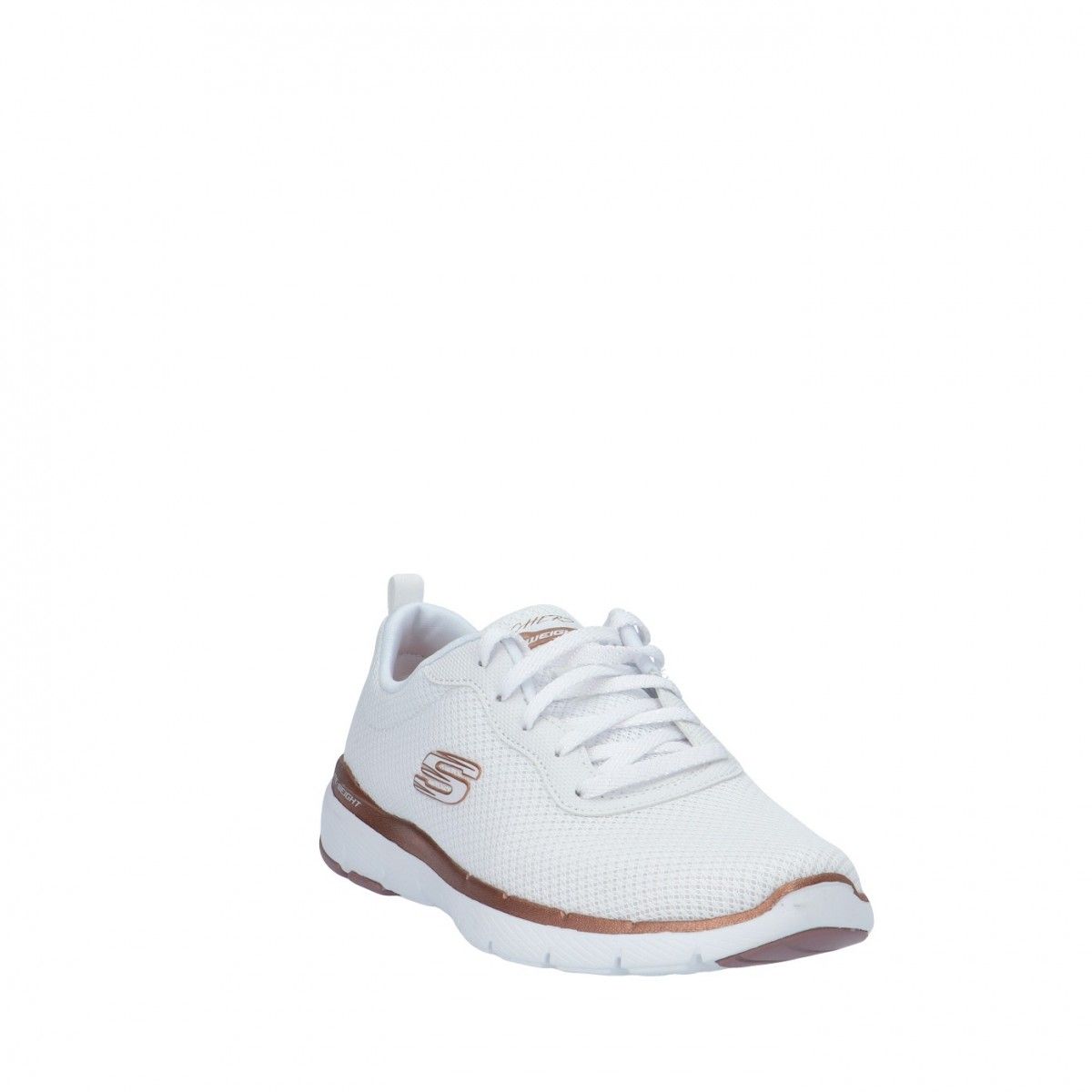 Skechers Sneaker Bianco/rose gold Gomma 13070