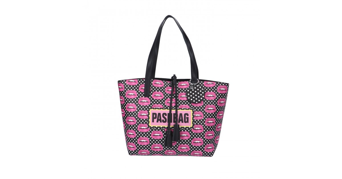 Pash bag Trasformabile Nero/fucsia Bad girl PARIS