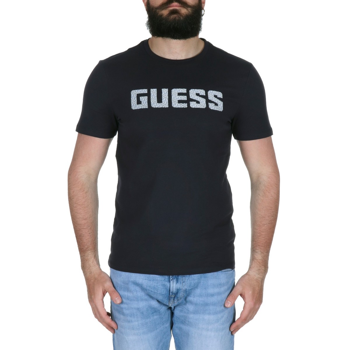 Guess T-shirt Blu M2RI17J1311