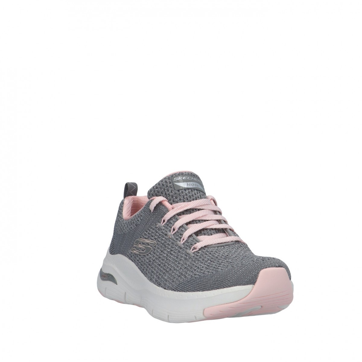 Skechers Sneaker Grigio/rosa Gomma 149058