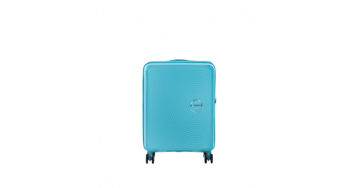 American tourister by samsonite Spinner cabina 4 ruote Poolside blue Soundbox 32G*21001