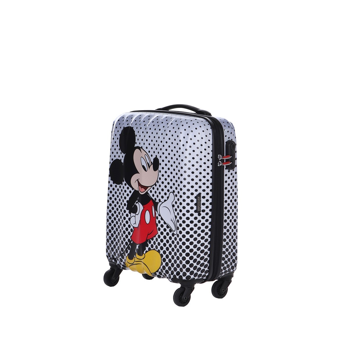 American tourister by samsonite Spinner cabina 4 ruote Mickey mouse polka dot Disney legends 19C*15019