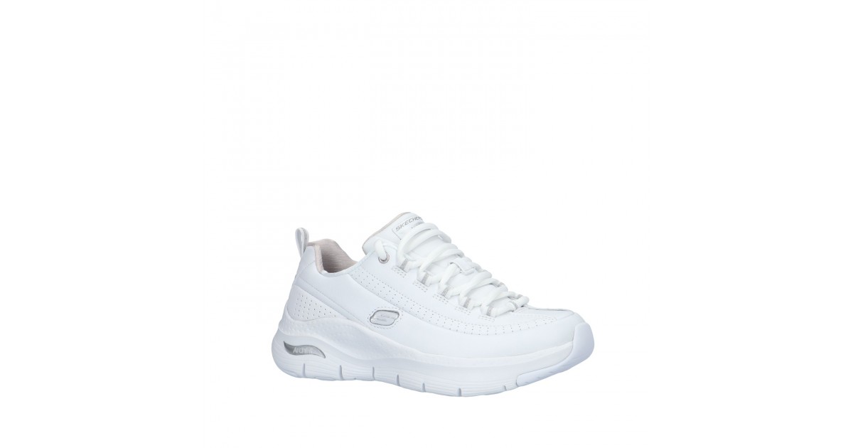 Skechers Sneaker Bianco/argento Gomma 149146