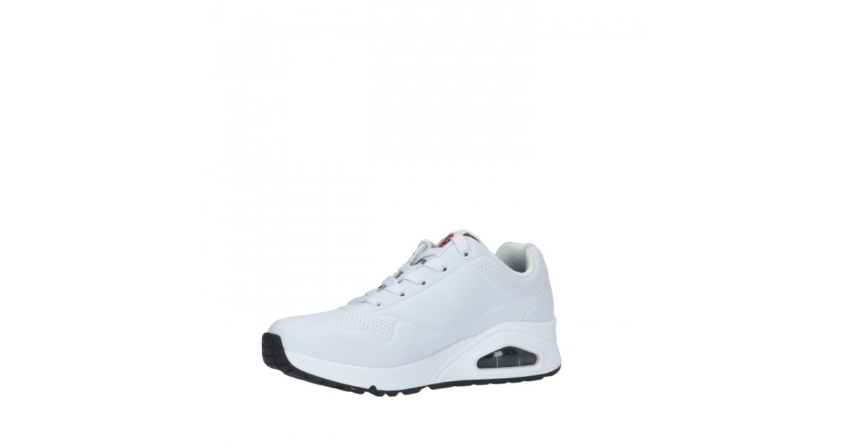 Skechers Sneaker Bianco/nero Gomma 155507
