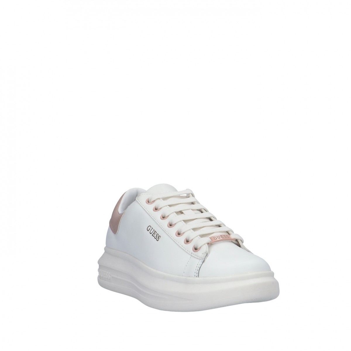 Guess Sneaker Bianco/rosa Gomma FL7RNOELE12