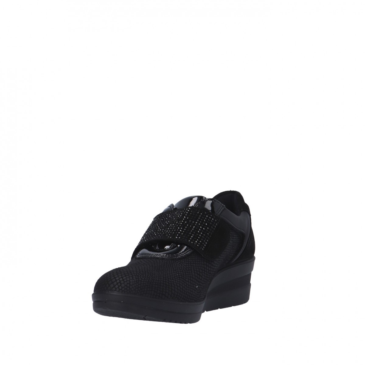 Enval soft Sneaker strappo Nero Zeppa 2758300