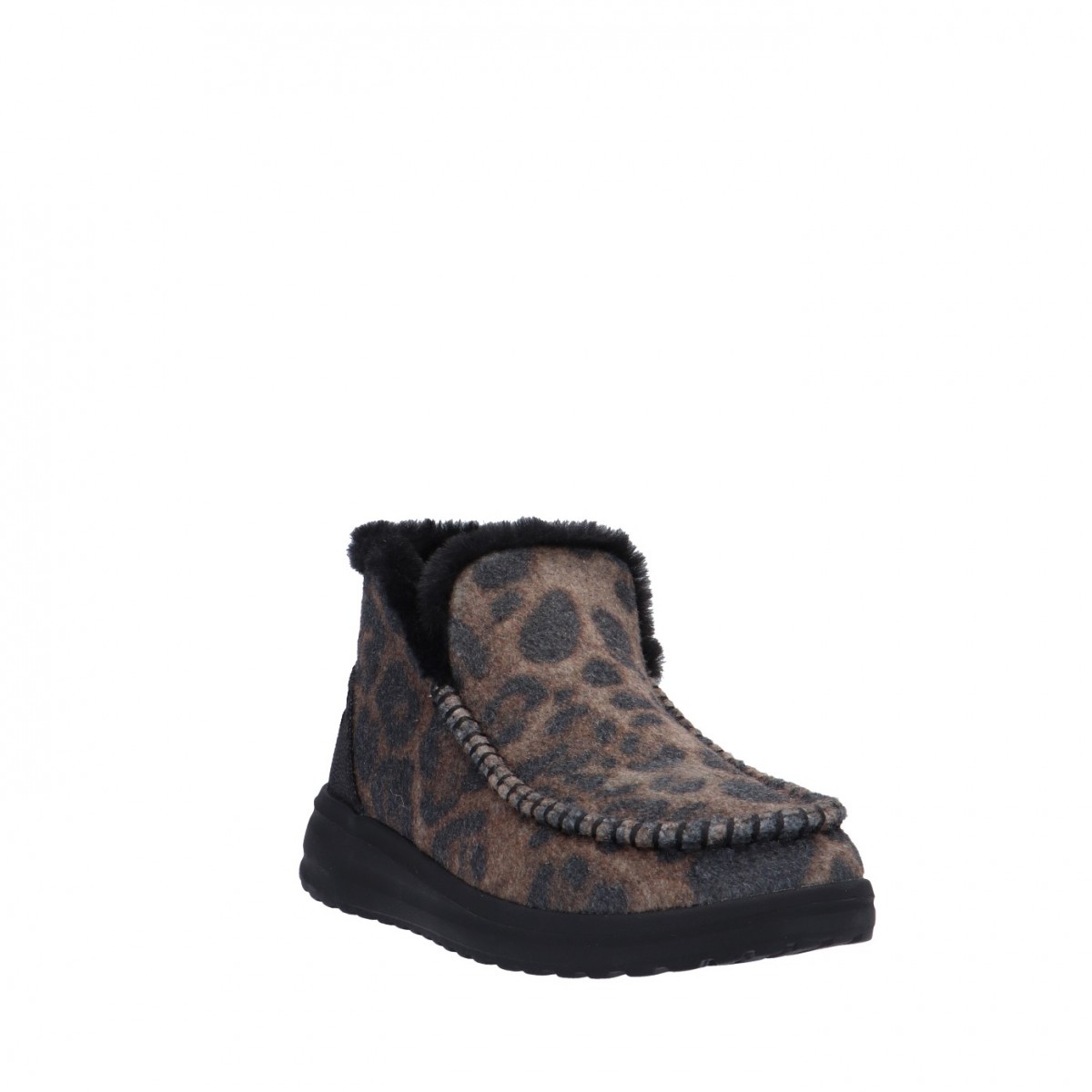 Heydude Sneaker alta Leopard Gomma 12205