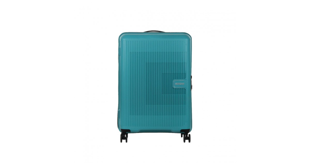 American tourister by samsonite Spinner m 4 ruote Turchese Aerostep MD8*21002