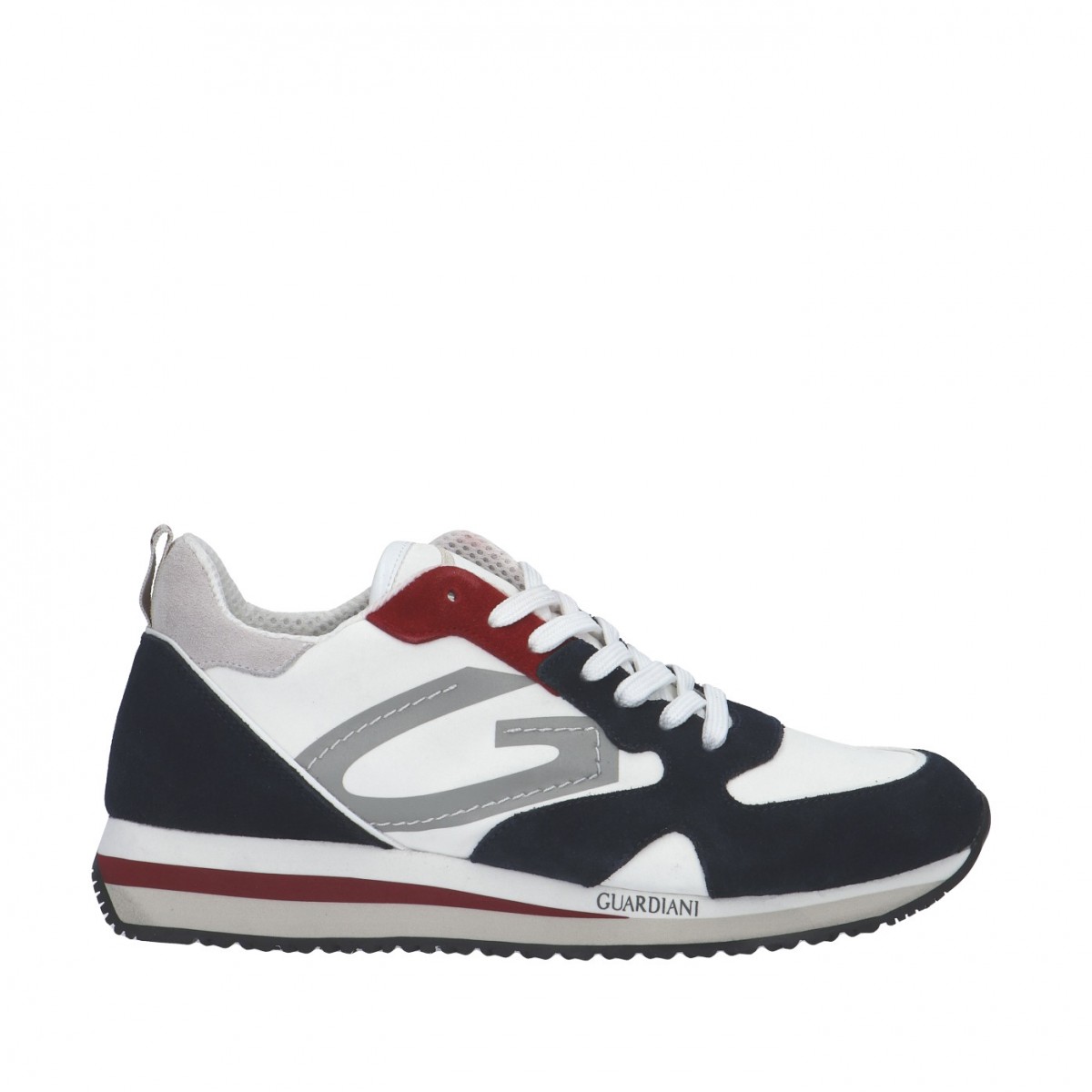 Guardiani Sneaker Bianco/nero Gomma AGM220002