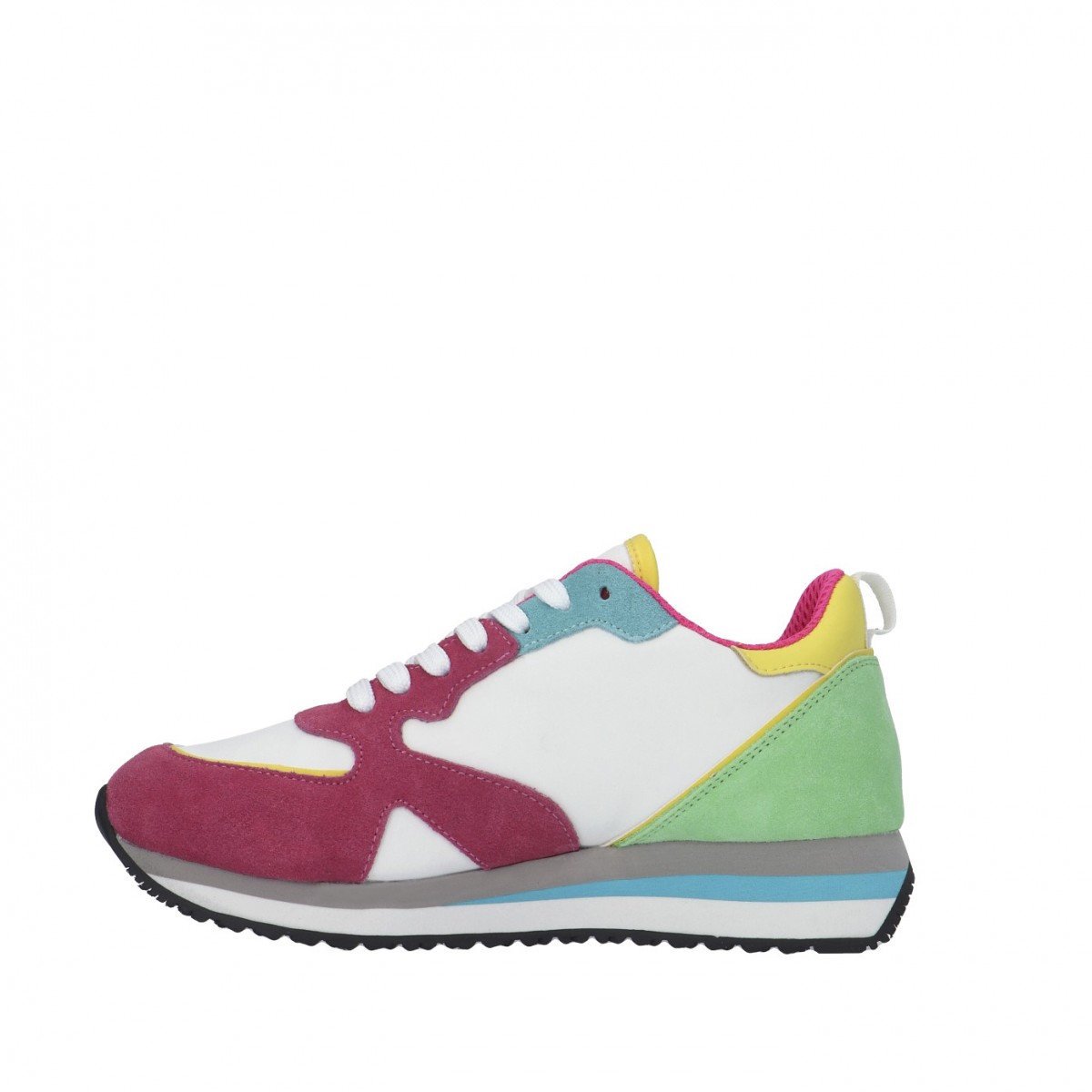 Guardiani Sneaker Rosa/bianco/verde Gomma AGW300003