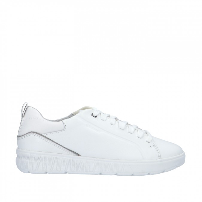  Geox Sneaker Bianco Gomma...