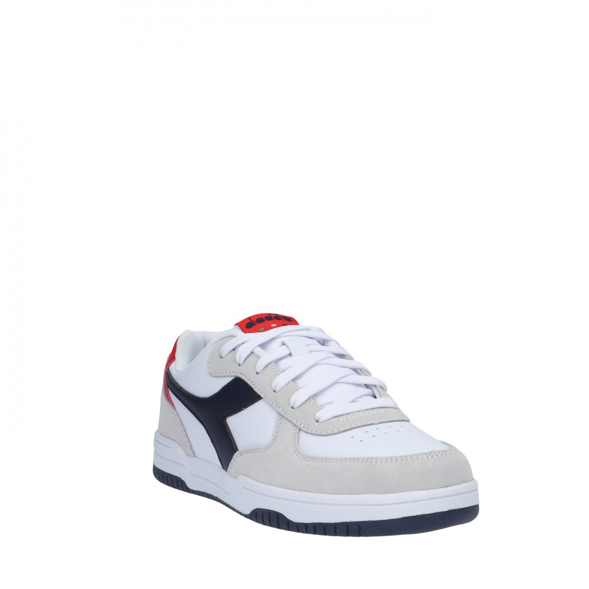 Diadora Sneaker Bianco/blu/rosso Gomma 101.178325