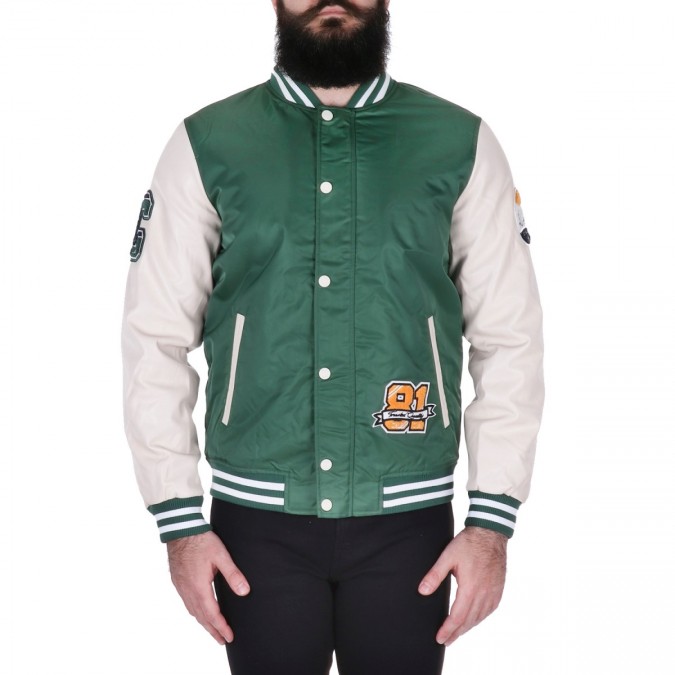  Guess Bomber Bianco/verde...