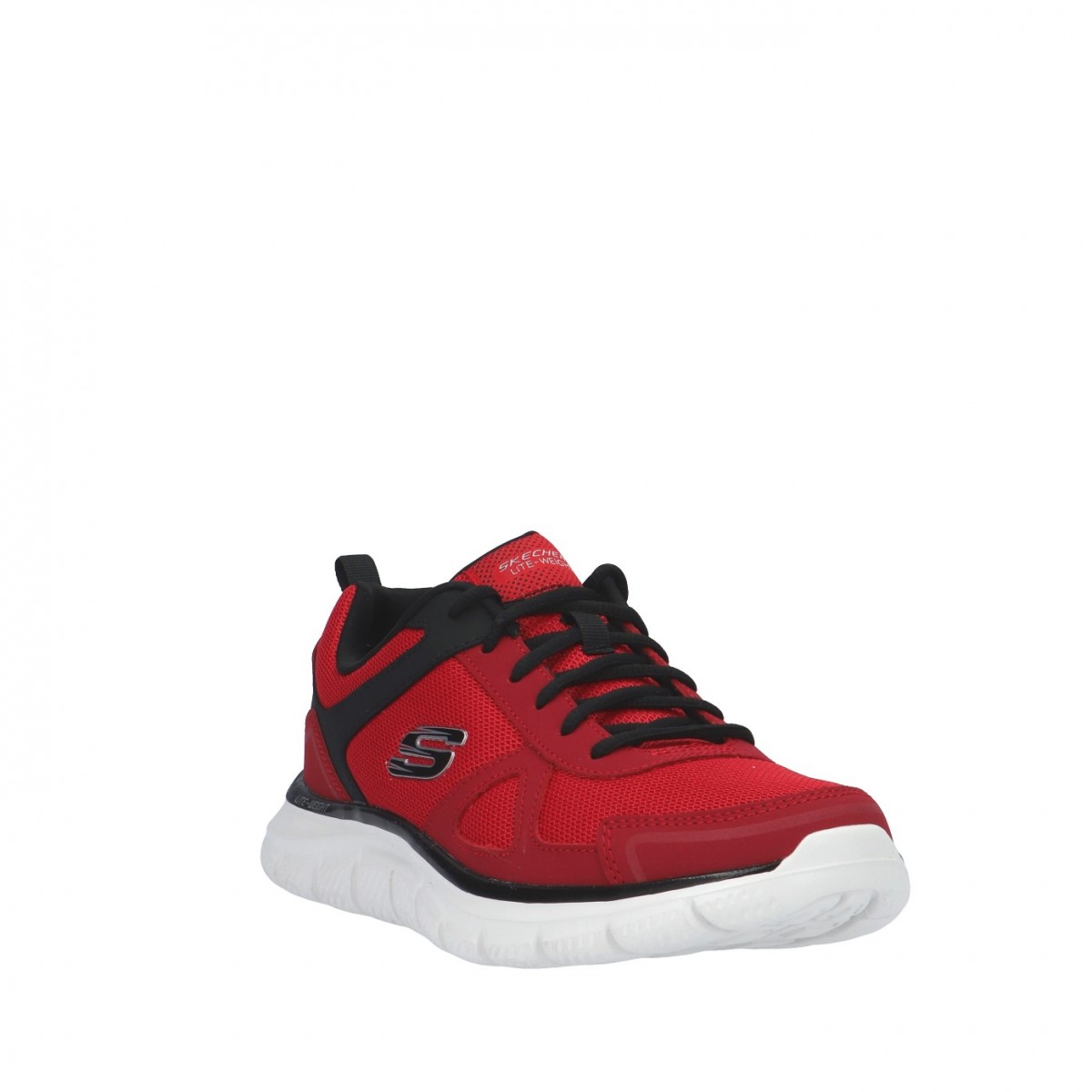 Skechers Sneaker Rosso/nero Gomma 52631