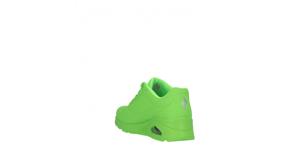 Skechers Sneaker Verde fluo Gomma 73667