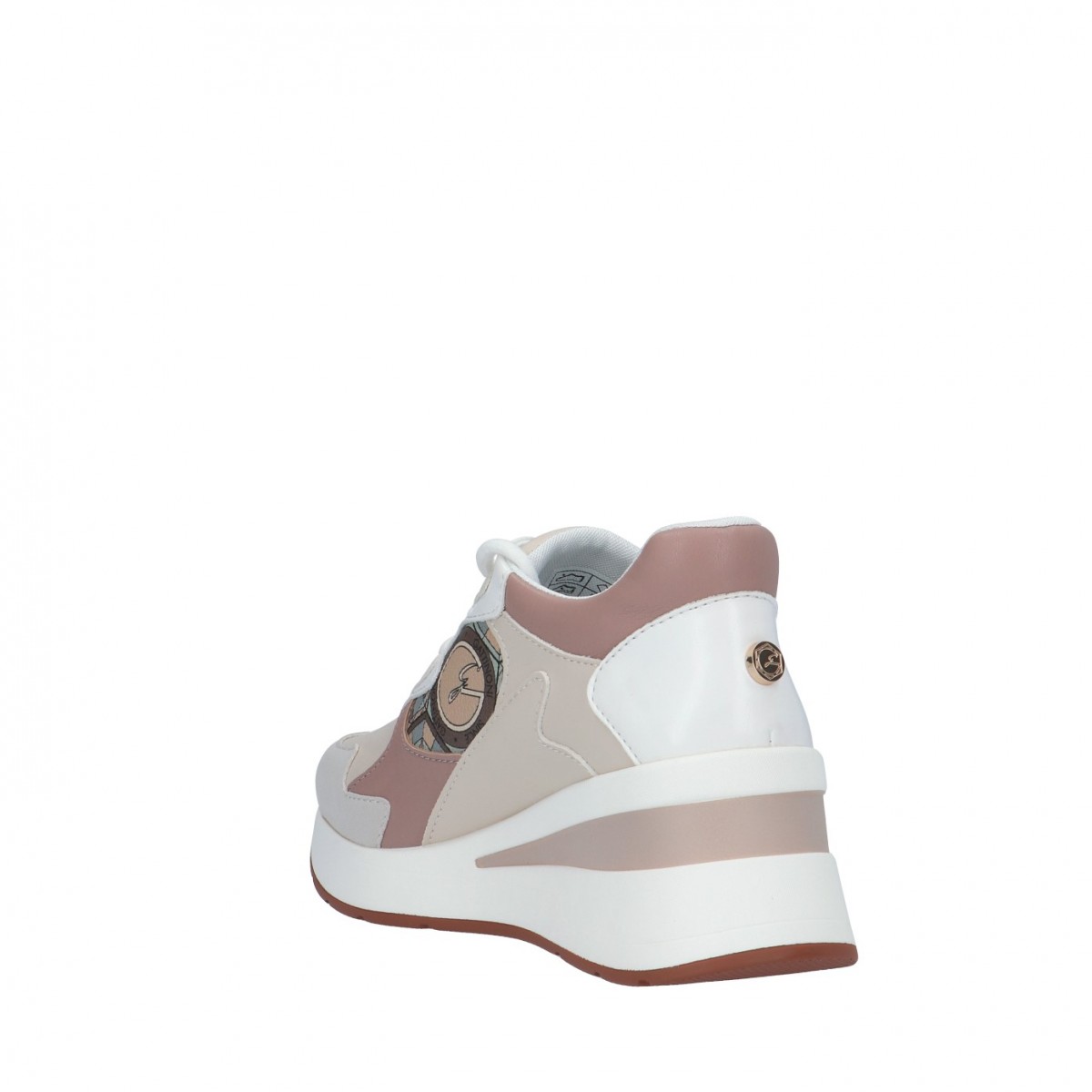 Gattinoni roma Sneaker Crema Zeppa PENEI1384WTEN19