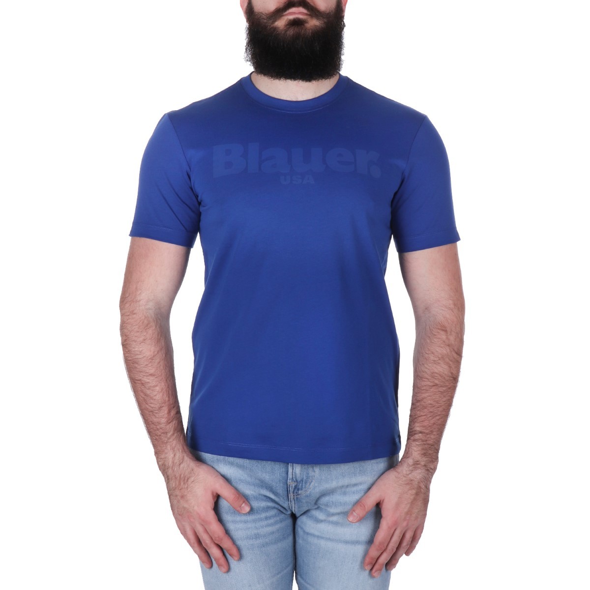 Blauer T-shirt Blu 23SBLUH02094