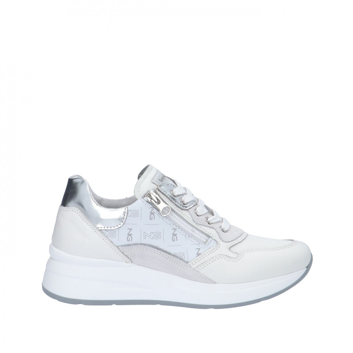 Nerogiardini Sneaker Bianco Gomma E306450D