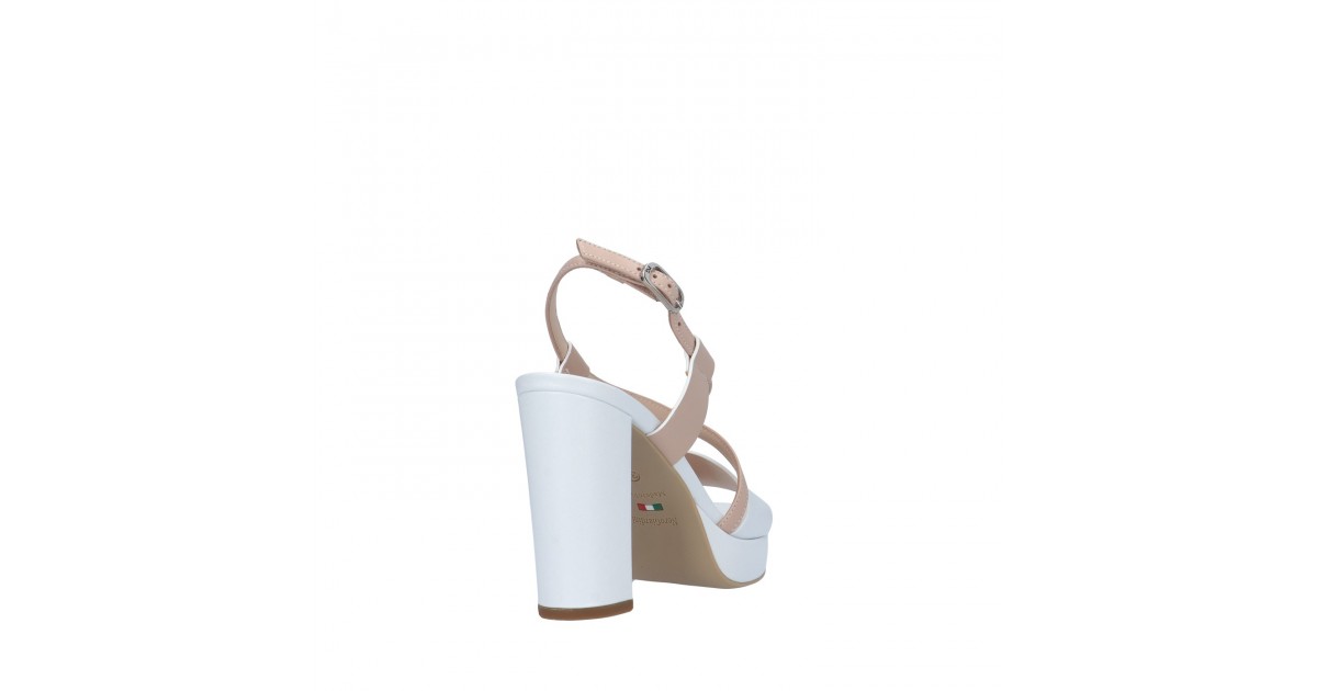 Nerogiardini Sandalo tacco Bianco/cipria Tacco E307543D