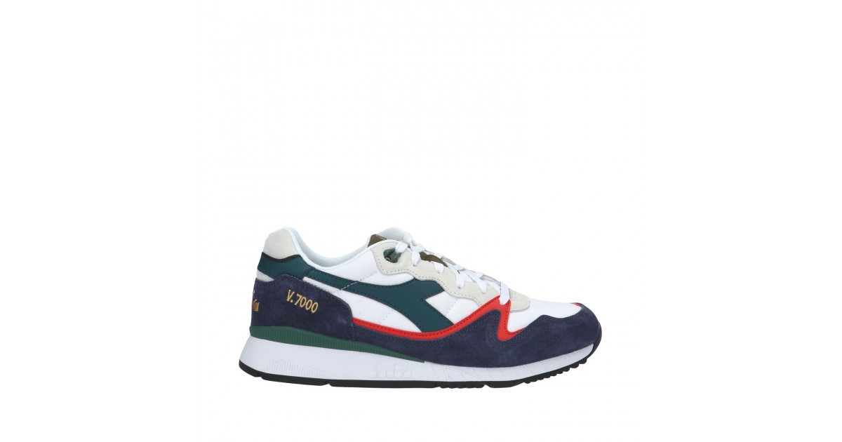 Diadora Sneaker Bianco/blu/rosso Gomma 501.179256