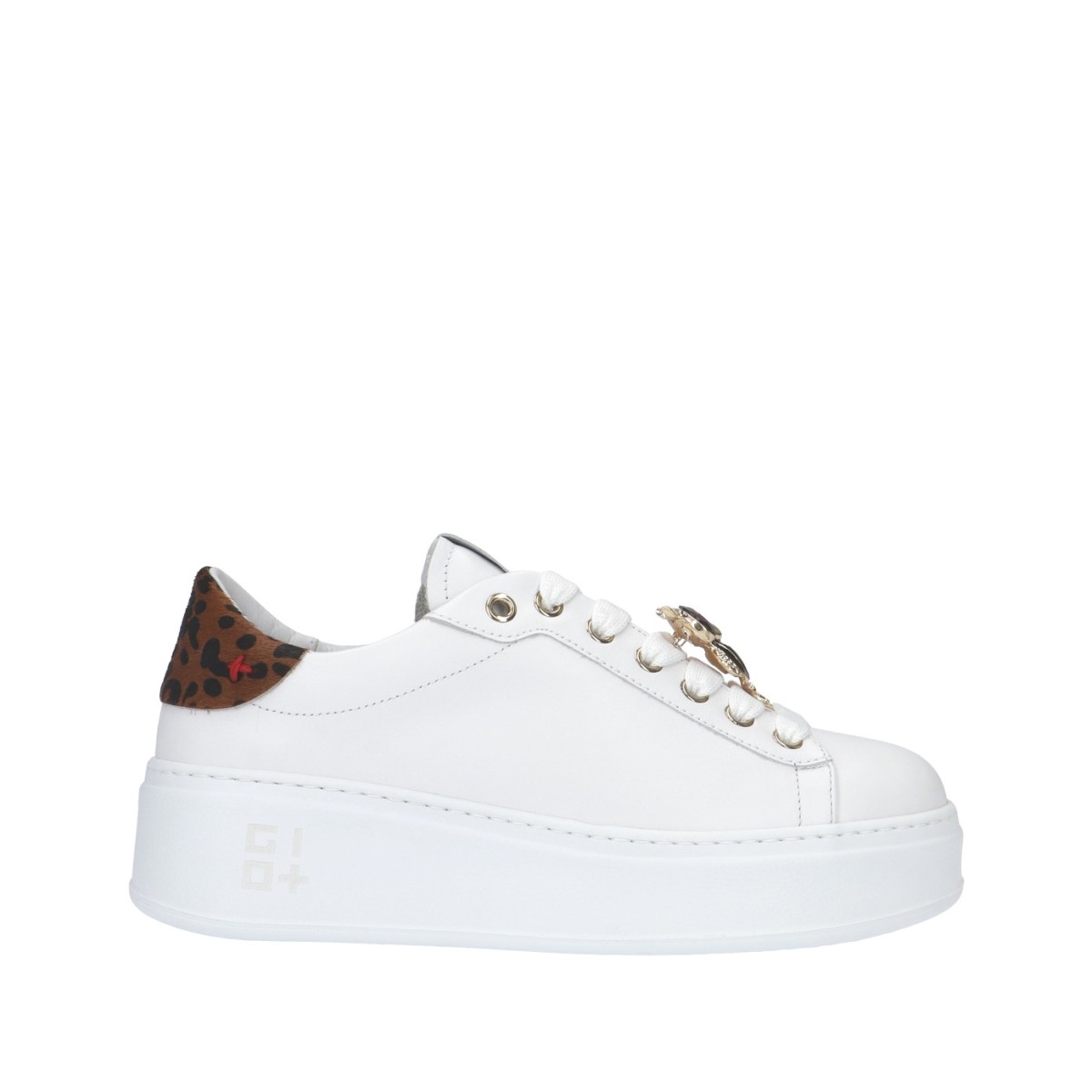 Gio+ Sneaker Bianco/leopard Gomma PIA106