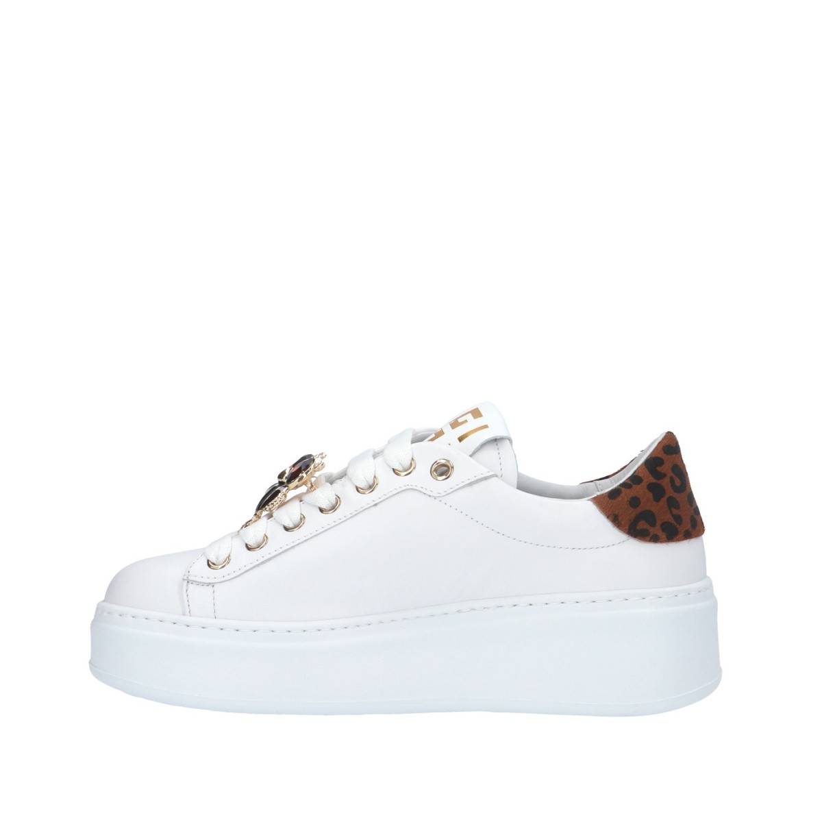Gio+ Sneaker Bianco/leopard Gomma PIA106