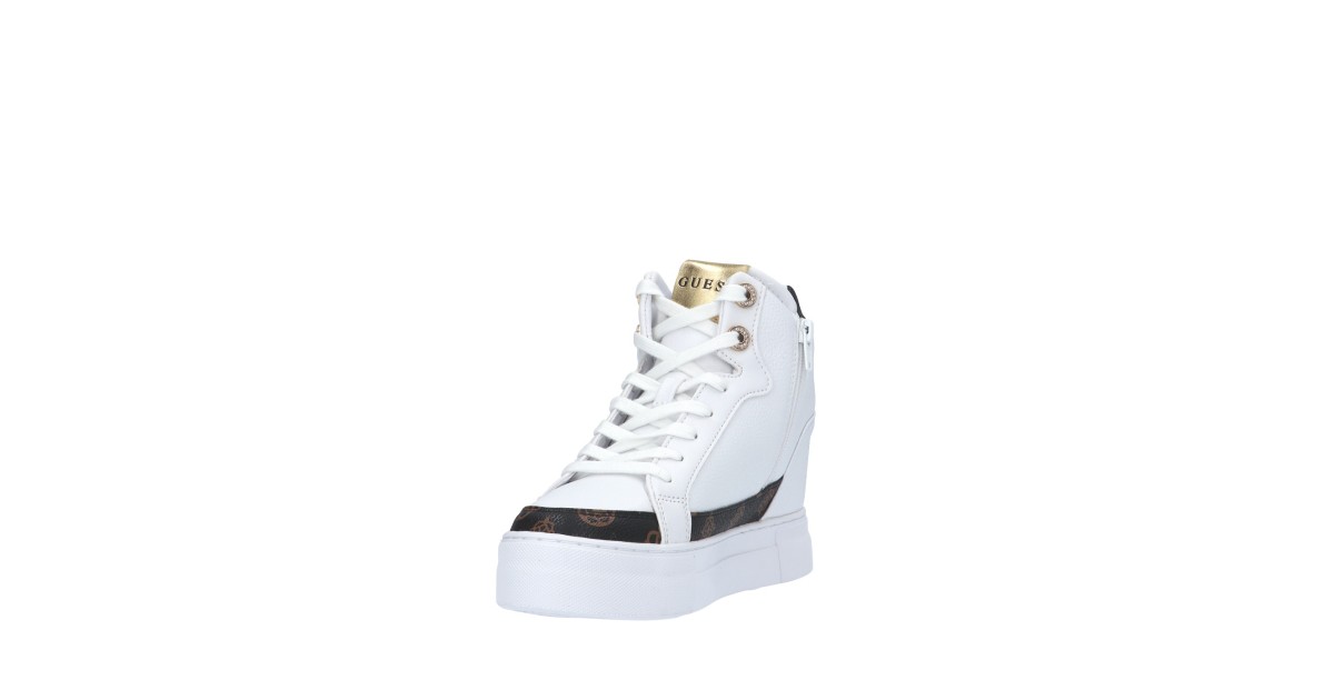 Guess Sneaker alta Bianco/marrone Gomma FL7FRIFAL12