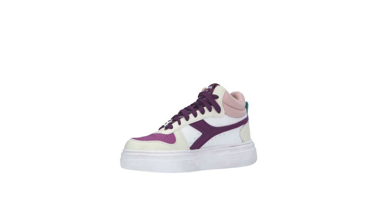 Diadora Sneaker alta Bianco/viola Gomma 501.179792