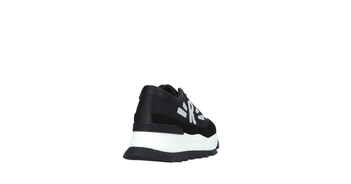 Rucoline Sneaker Nero/argento Platform AKI