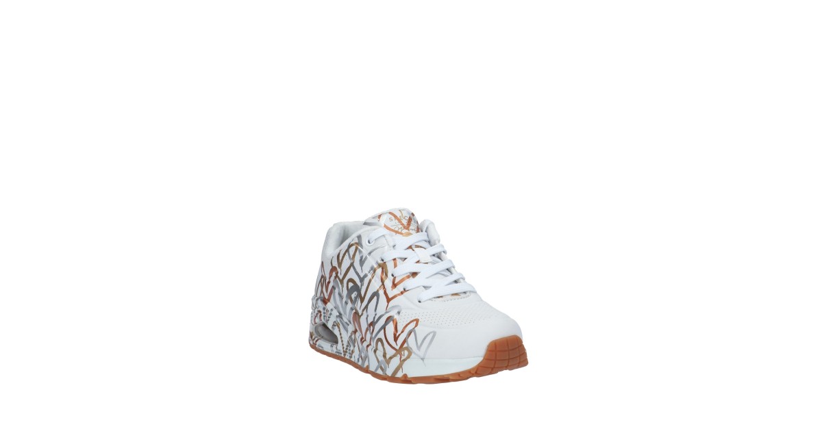 Skechers Sneaker Bianco/oro Gomma 155523