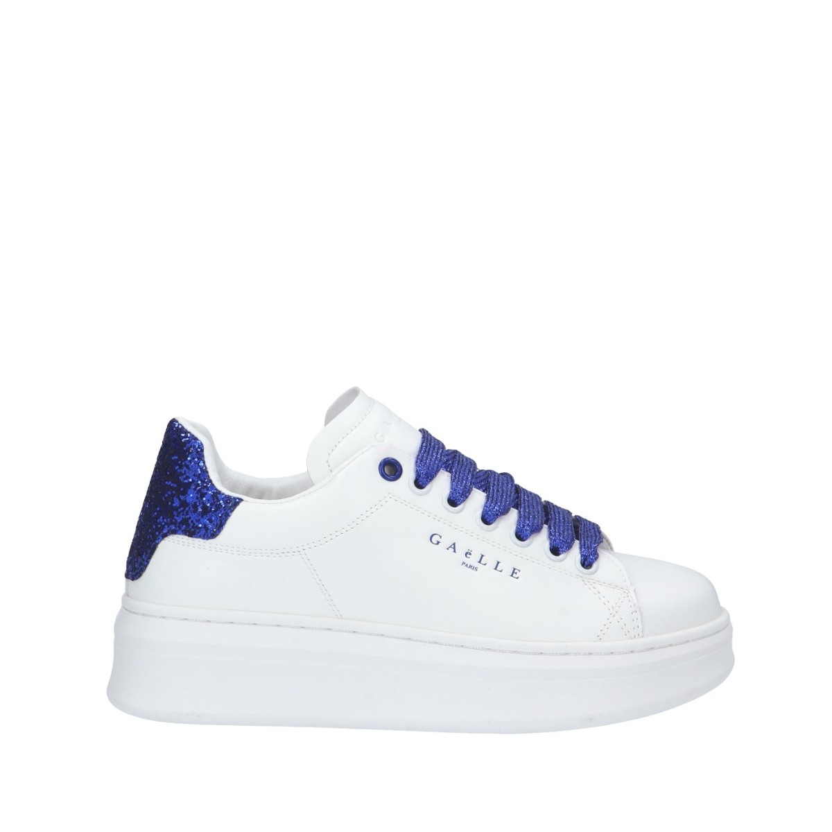 Gaelle Sneaker Bianco/bluette Gomma GBCDP3076