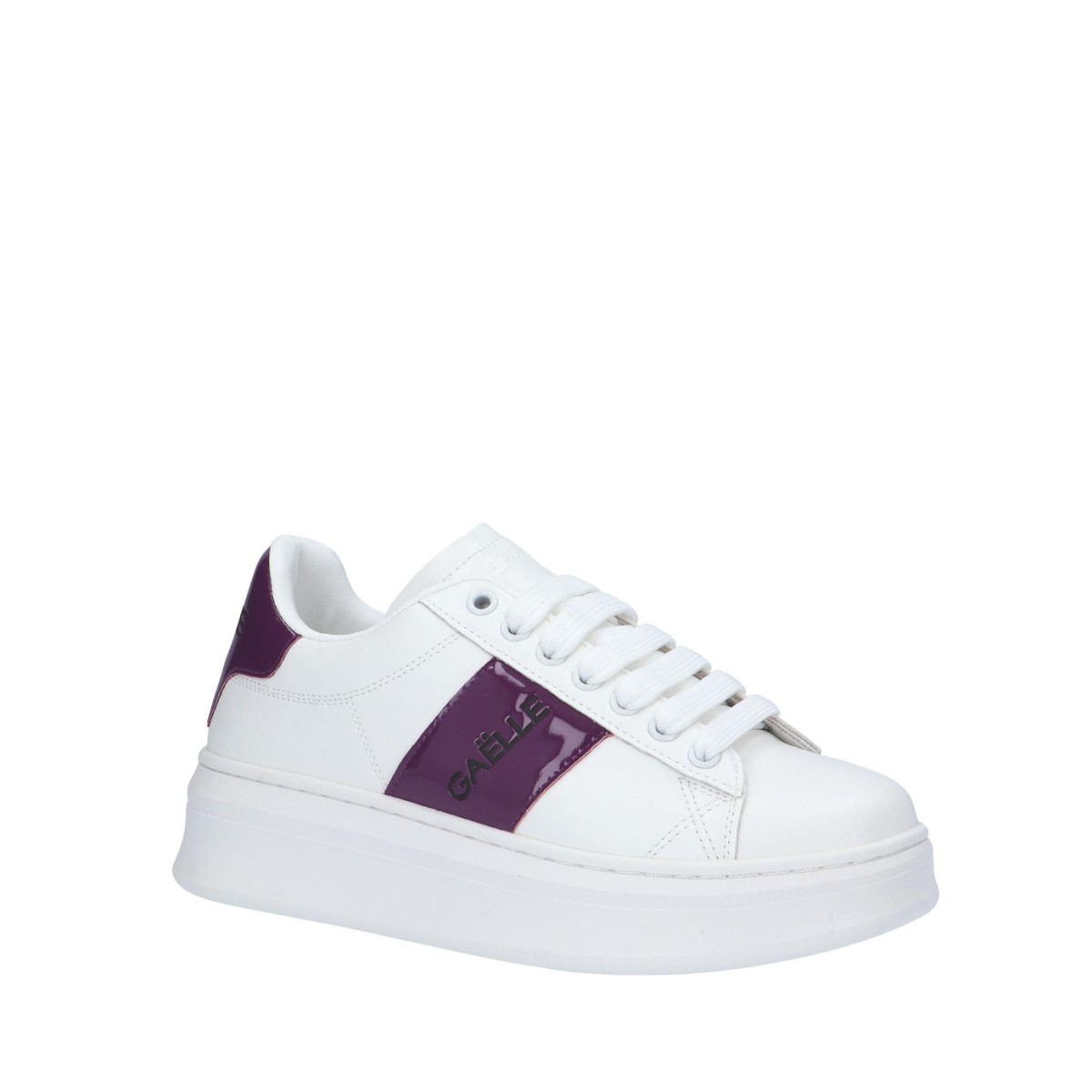 Gaelle Sneaker Bianco/viola Gomma GBCDP3077