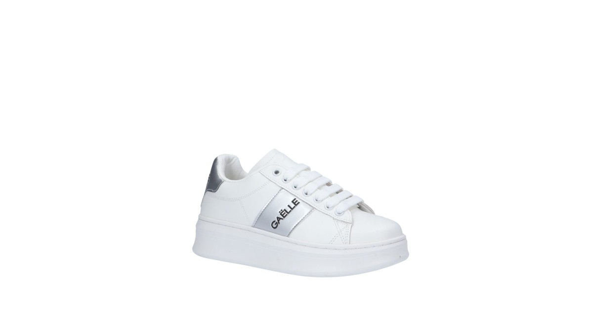 Gaelle Sneaker Bianco/argento Gomma GBCDP3077