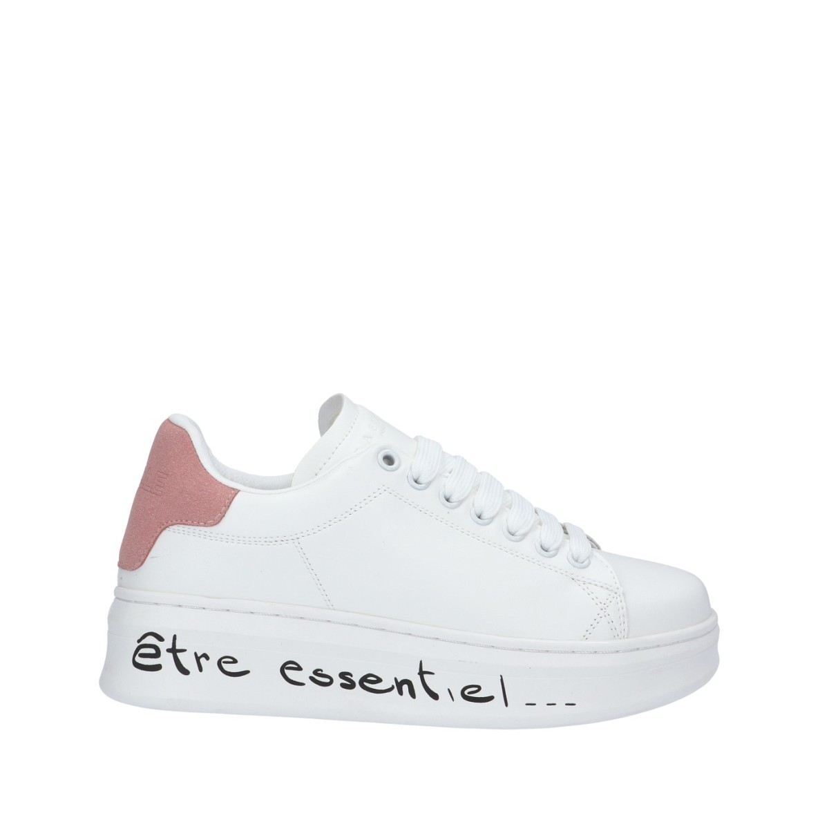 Gaelle Sneaker Bianco/rosa Gomma GBCDP3085
