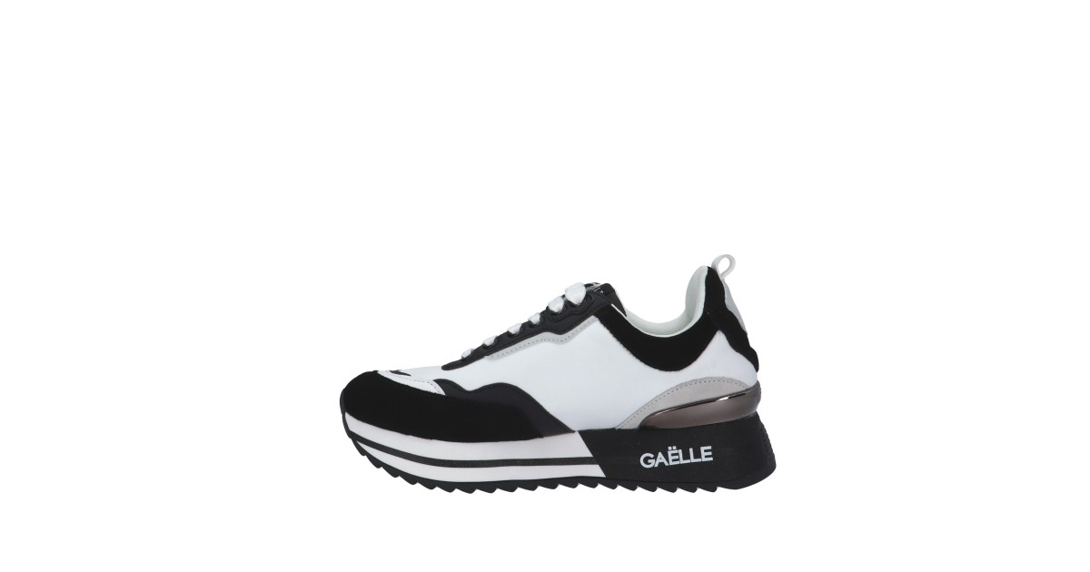 Gaelle Sneaker Bianco/nero Gomma GBCDP3105