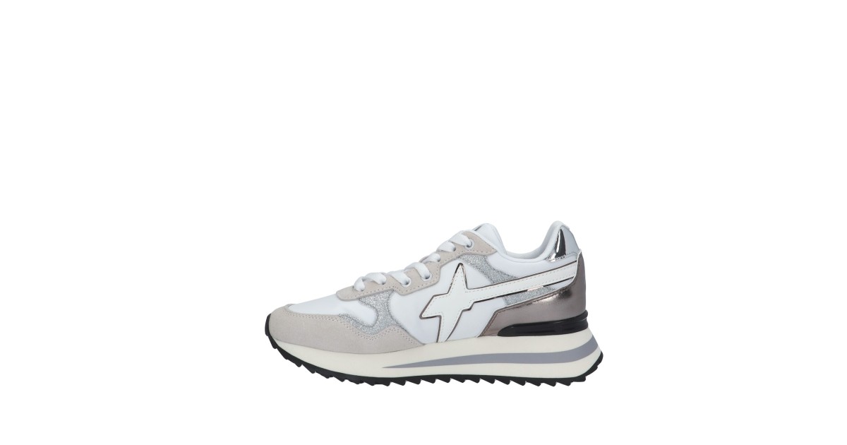 W6yz Sneaker Bianco/argento Gomma YAK