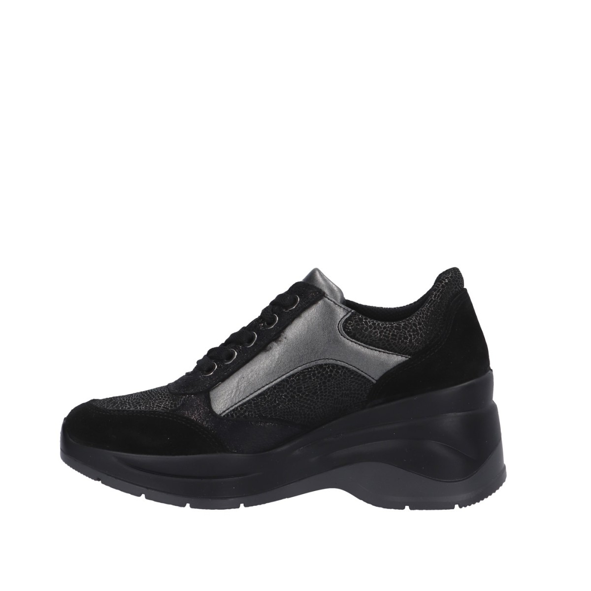 Igi&co Sneaker Nero Zeppa 4656700