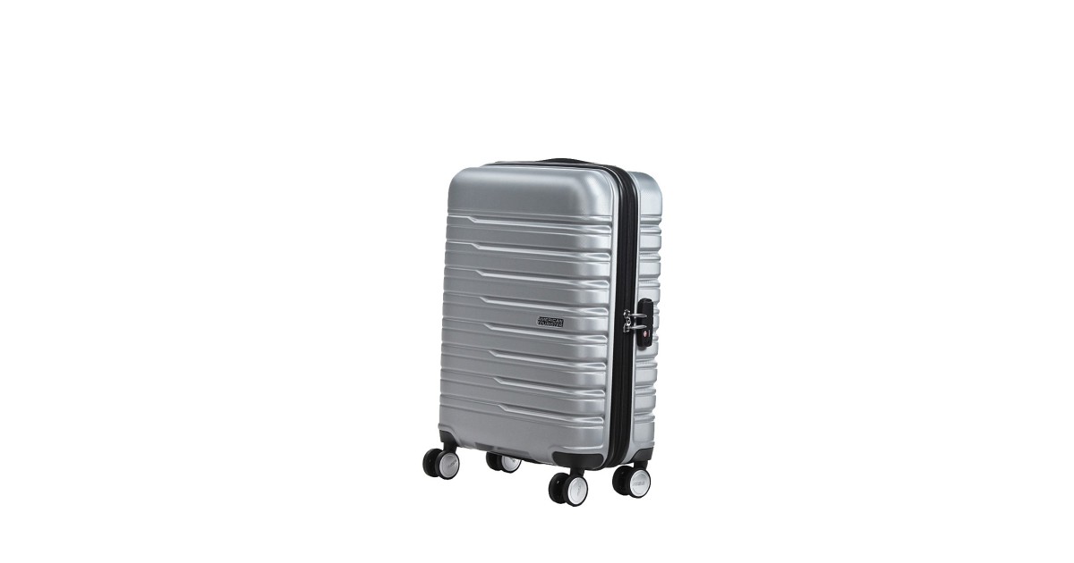 American tourister by samsonite Spinner cabina 4 ruote Argento Flashline ME8*25001
