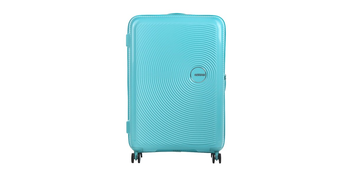 American tourister by samsonite Spinner l 4 ruote Poolside blue Soundbox 32G*21003