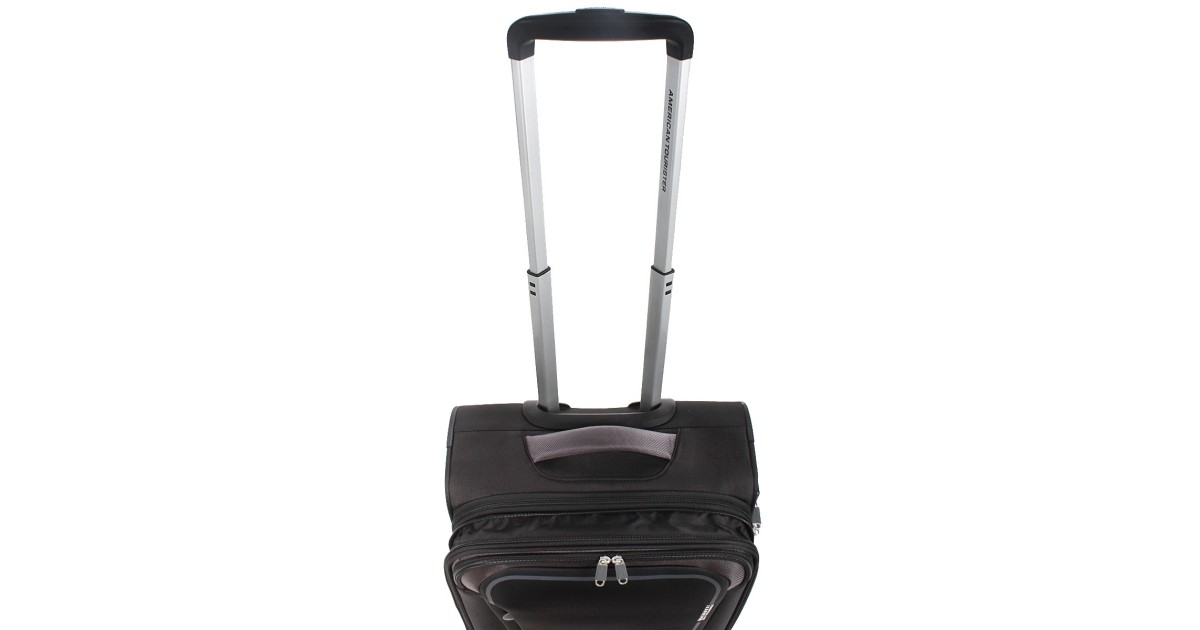 American tourister by samsonite Spinner cabina 4 ruote Asphalt black Pulsonic MD6*09001