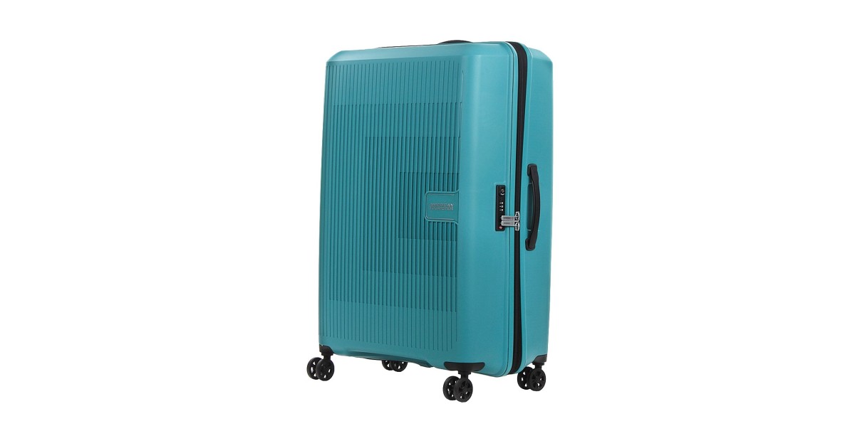 American tourister by samsonite Spinner l 4 ruote Turchese Aerostep MD8*21003