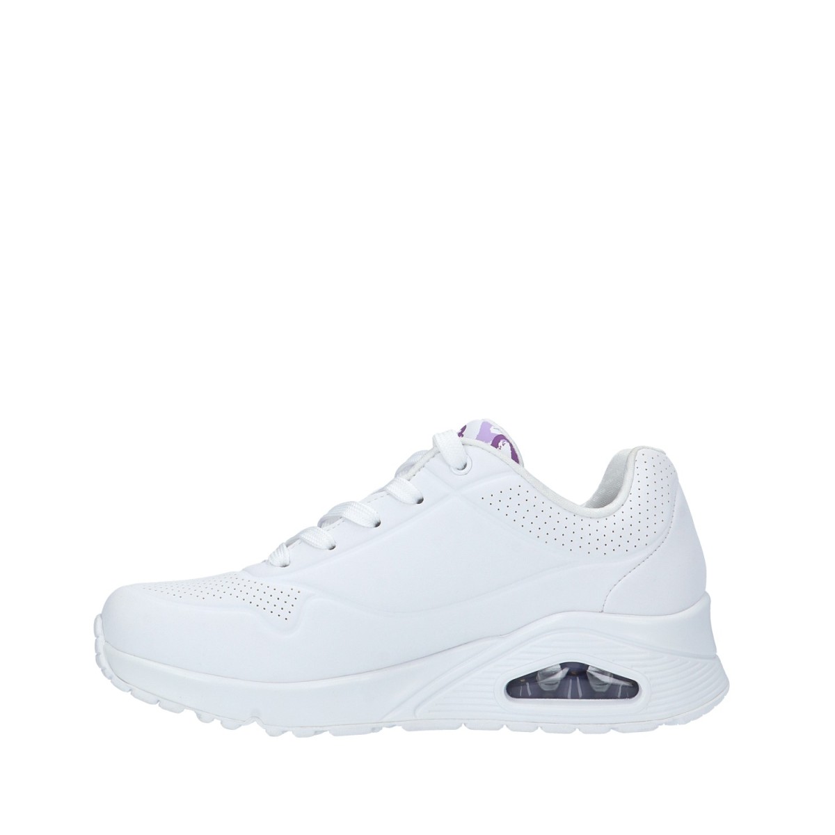 Skechers Sneaker Bianco/viola/lavanda Gomma 155507